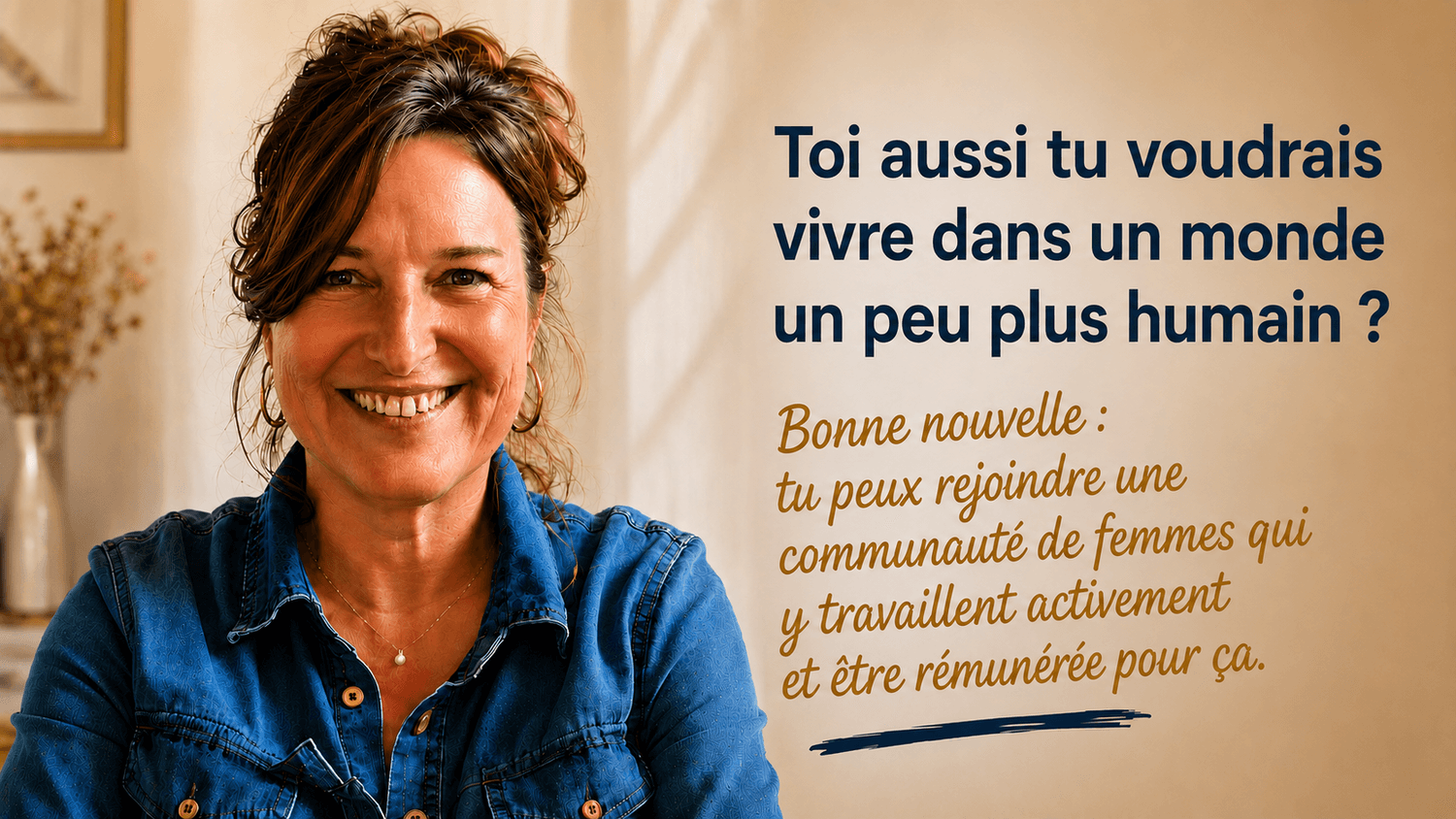 France Verheyden : toi aussi tu voudrais vivre dans un monde un peu plus humain ?